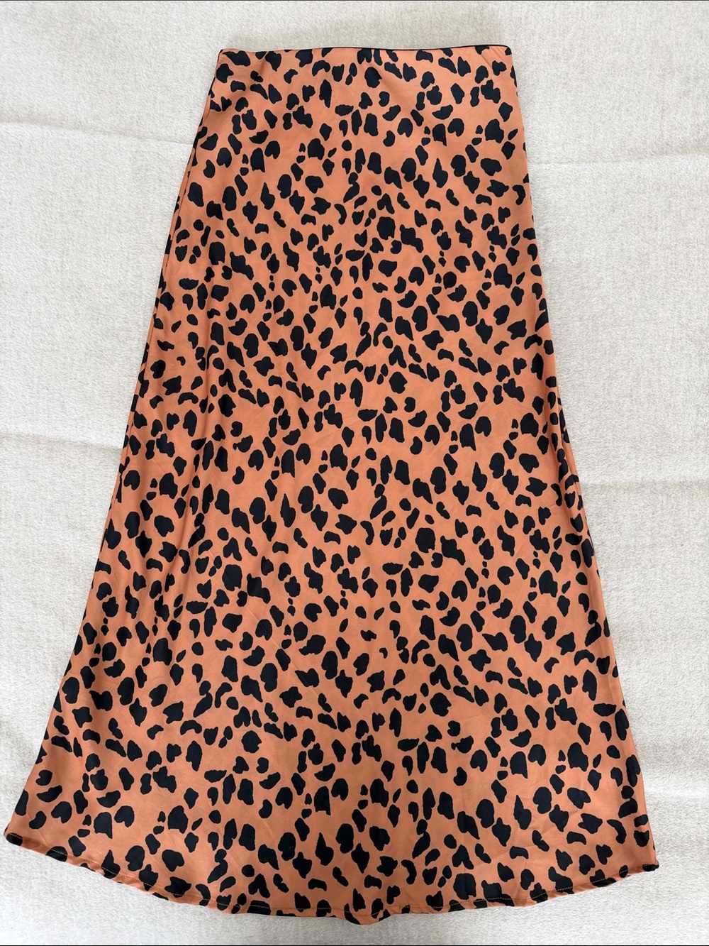 Urban Outfitters Leopard Satin Skirt